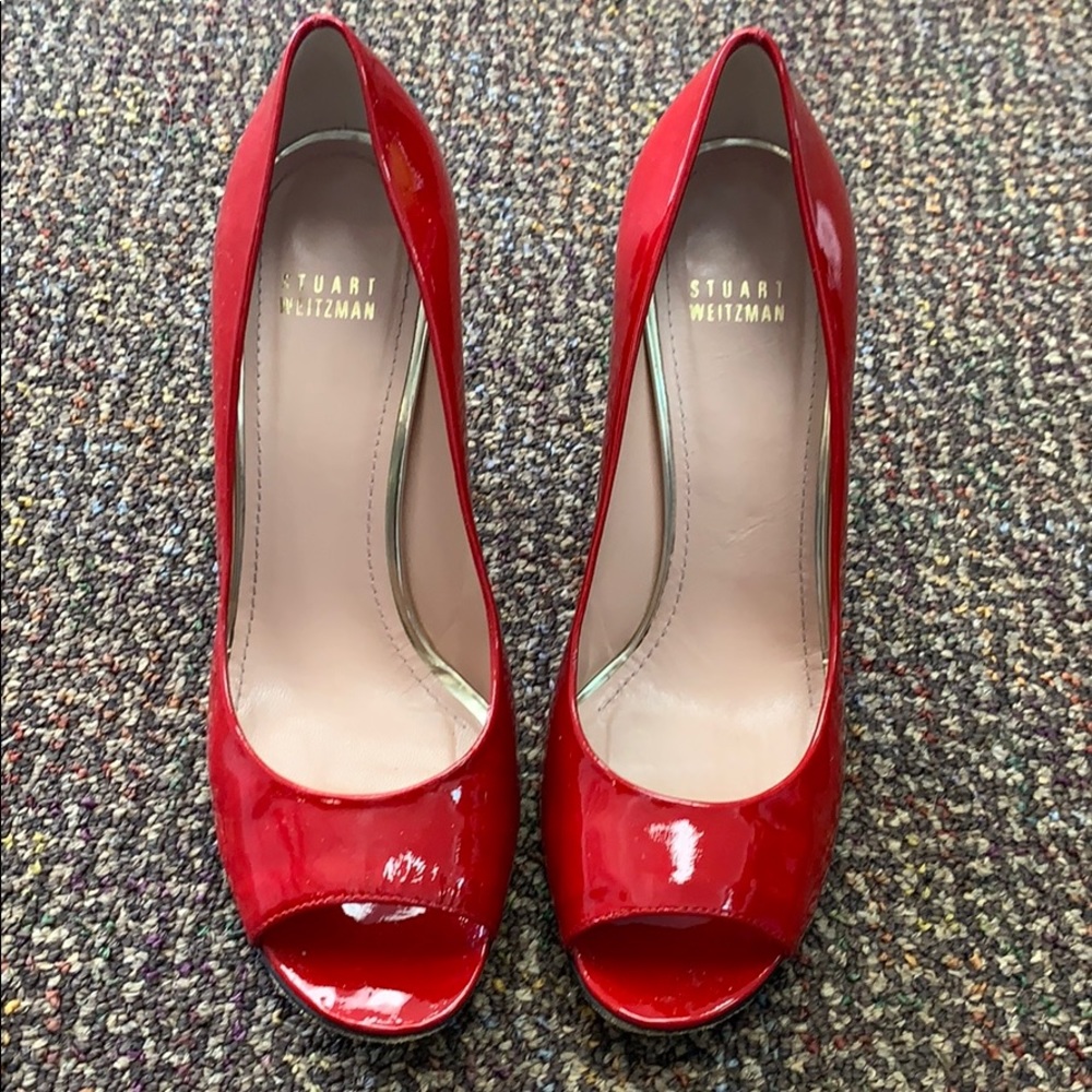 stuart weitzman red heels
